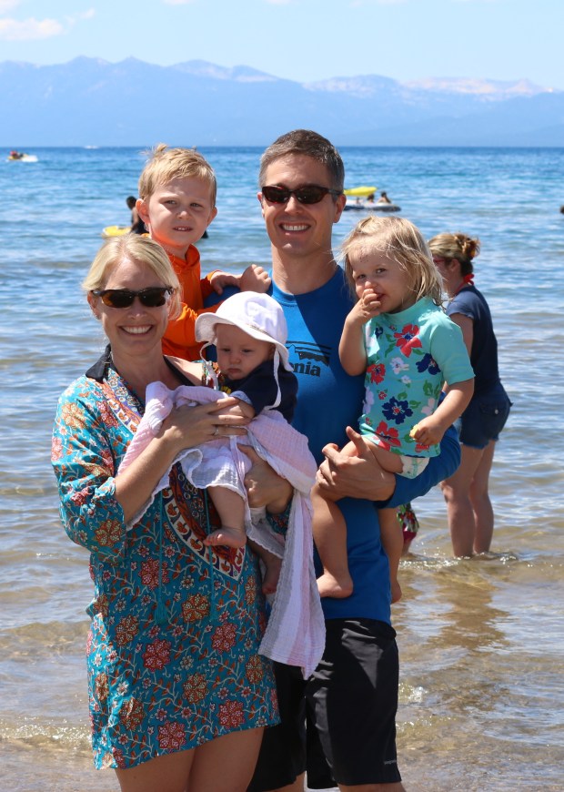 Our family of five at Lake Tahoe - July 2014